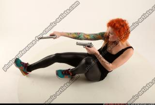 Zora Dual Pistols Pose 1